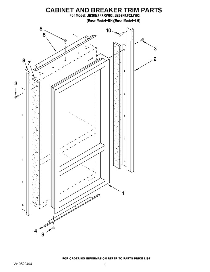 Diagram for JB36NXFXRW03