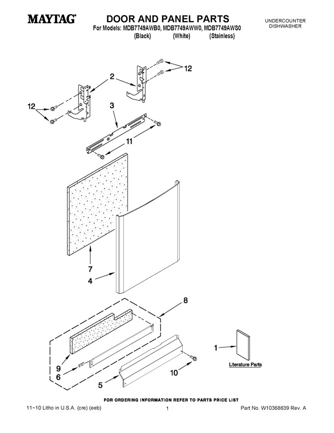 Diagram for MDB7749AWS0