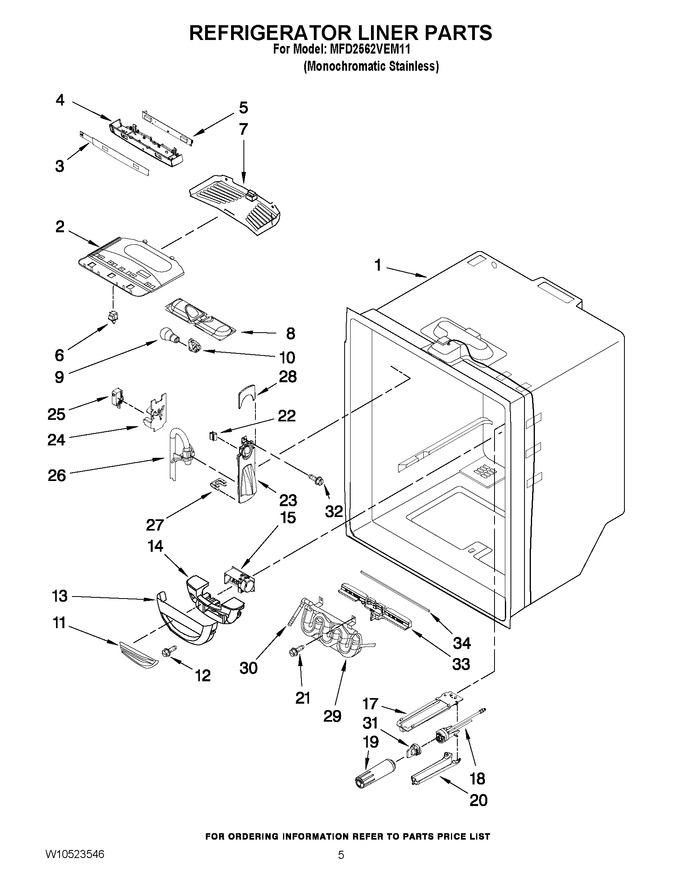 Diagram for MFD2562VEM11