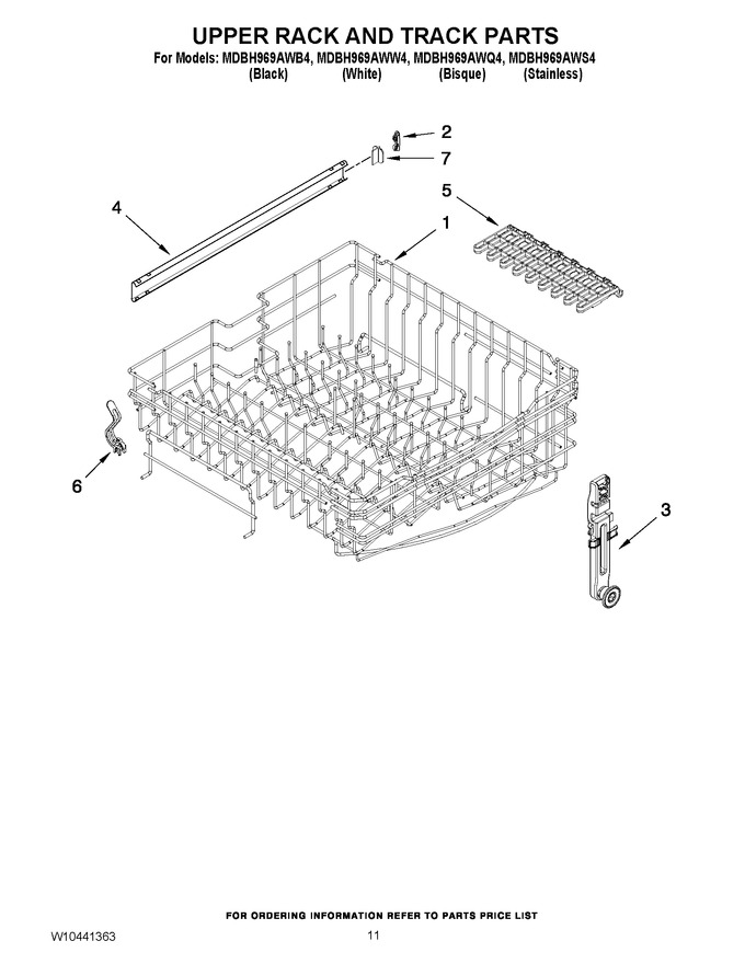 Diagram for MDBH969AWS4