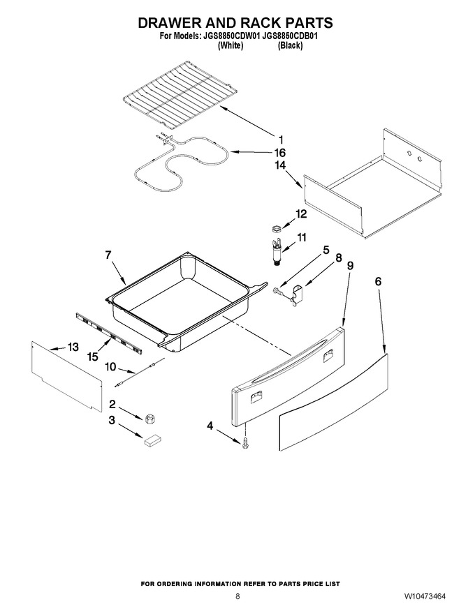Diagram for JGS8850CDB01