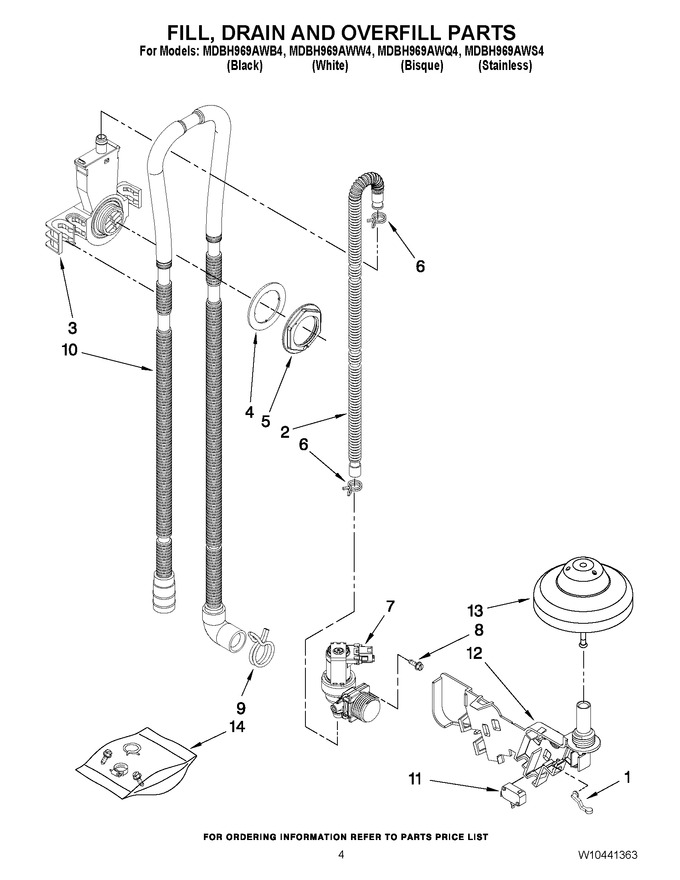 Diagram for MDBH969AWB4