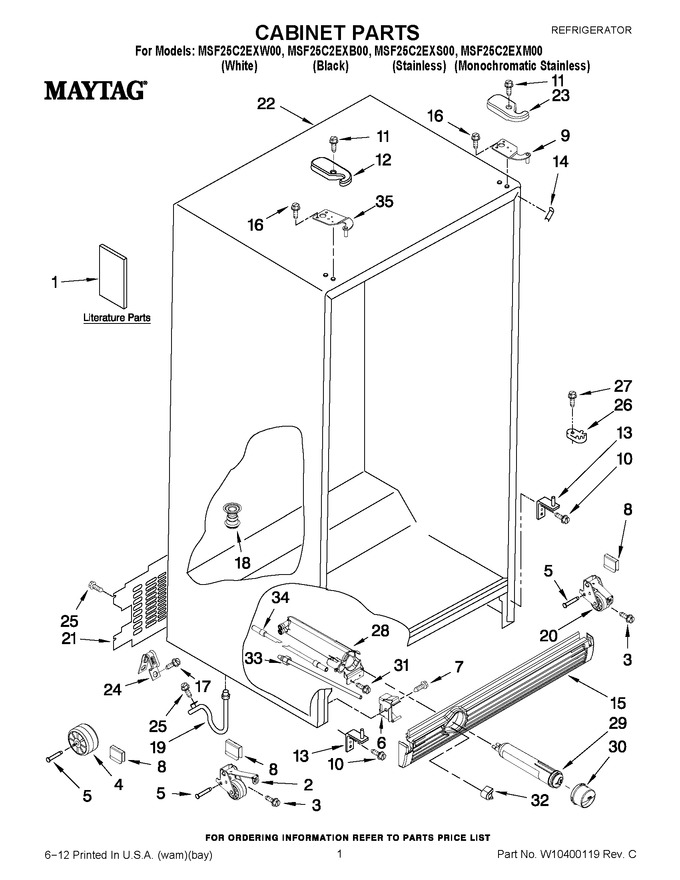 Diagram for MSF25C2EXM00