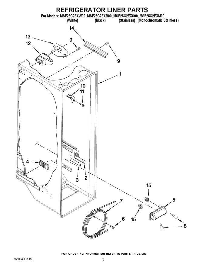 Diagram for MSF25C2EXM00