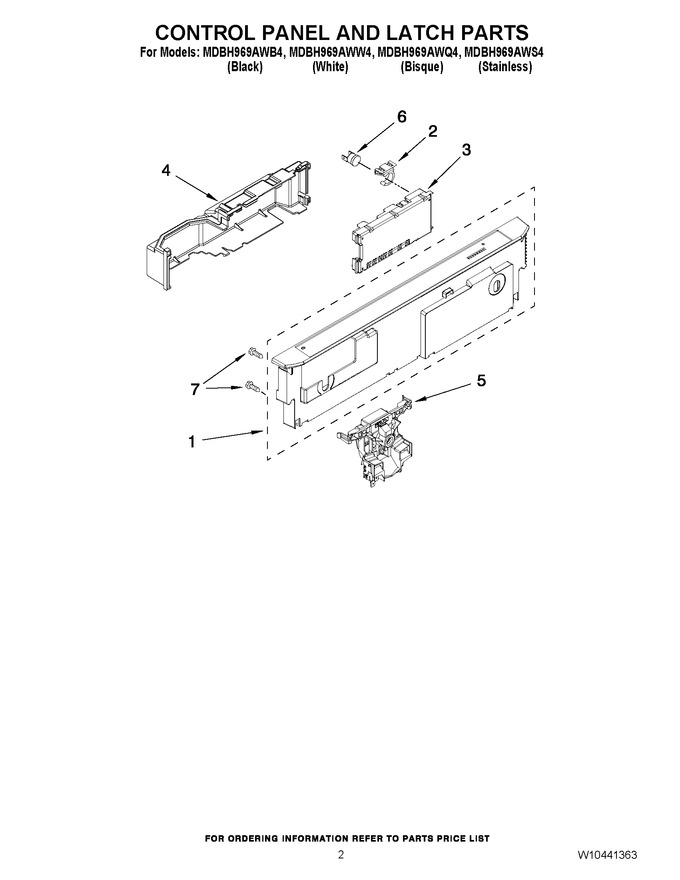 Diagram for MDBH969AWB4