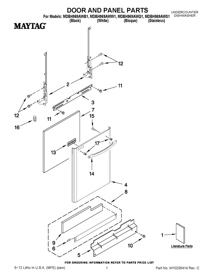 Diagram for MDBH969AWS1