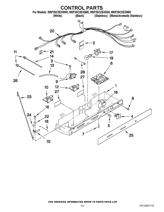 Diagram for MSF25C2EXM00