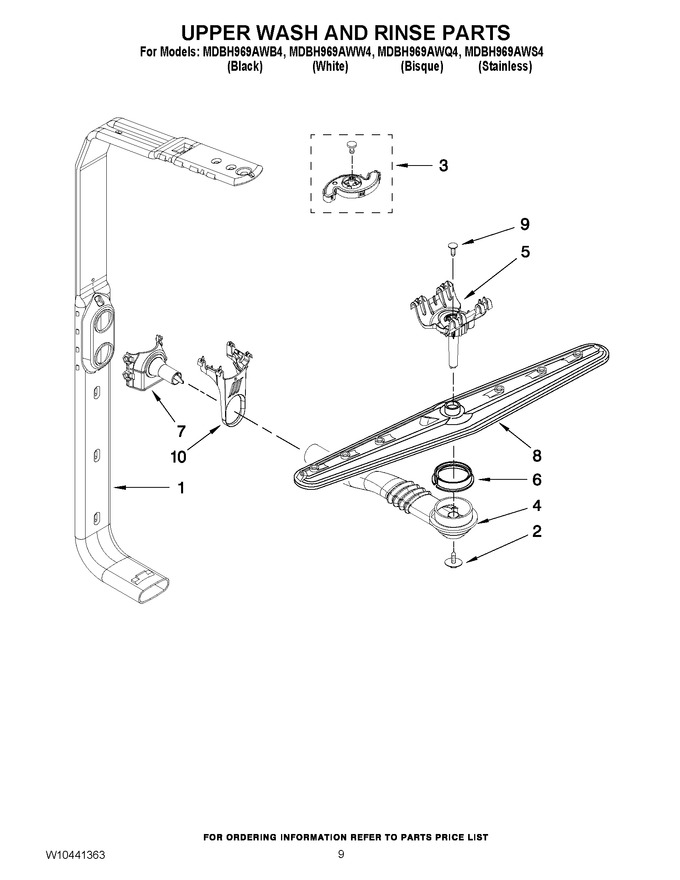 Diagram for MDBH969AWB4