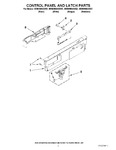 Diagram for 02 - Control Panel And Latch Parts