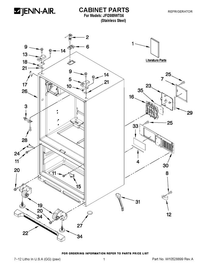Diagram for JFI2089WTS6
