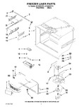 Diagram for 02 - Freezer Liner Parts
