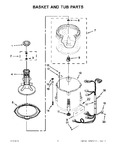 Diagram for 03 - Basket And Tub Parts