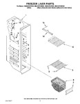 Diagram for 04 - Freezer Liner Parts