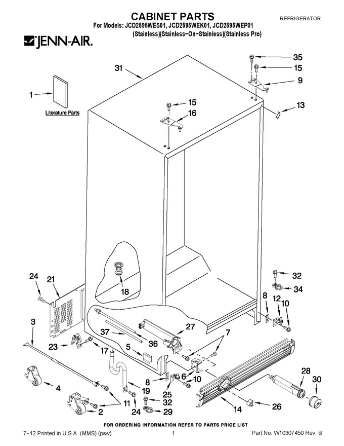 Diagram for JCD2595WEK01