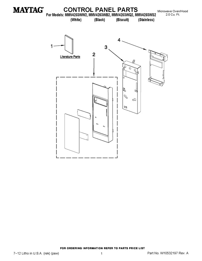 Diagram for MMV4203WW2