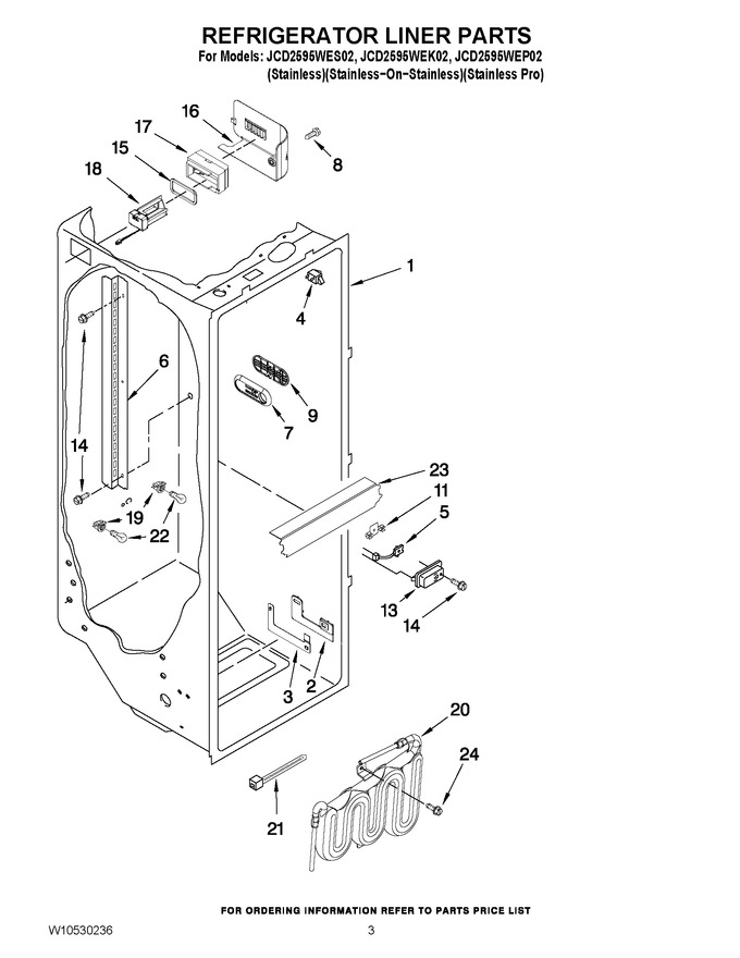 Diagram for JCD2595WES02