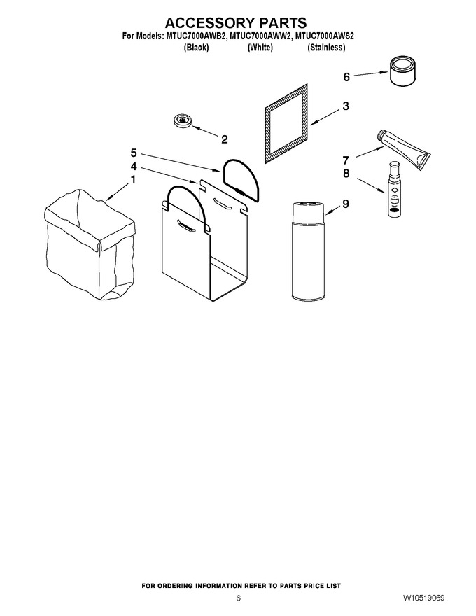 Diagram for MTUC7000AWW2