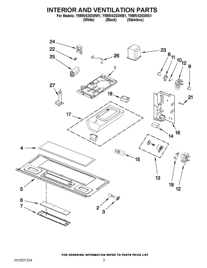 Diagram for YMMV4203WW1