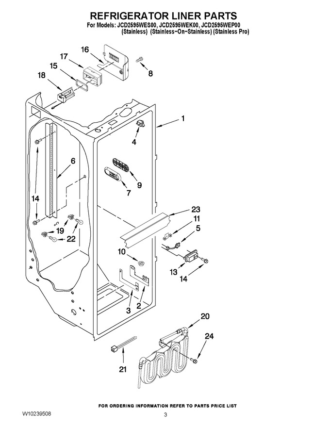 Diagram for JCD2595WES00