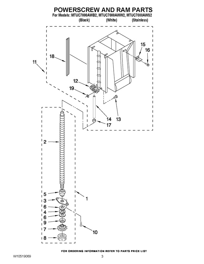 Diagram for MTUC7000AWB2