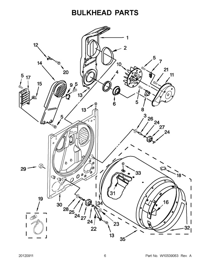 Diagram for YMEDC200XW2