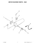 Diagram for 05 - Dryer Heating Parts - Gas