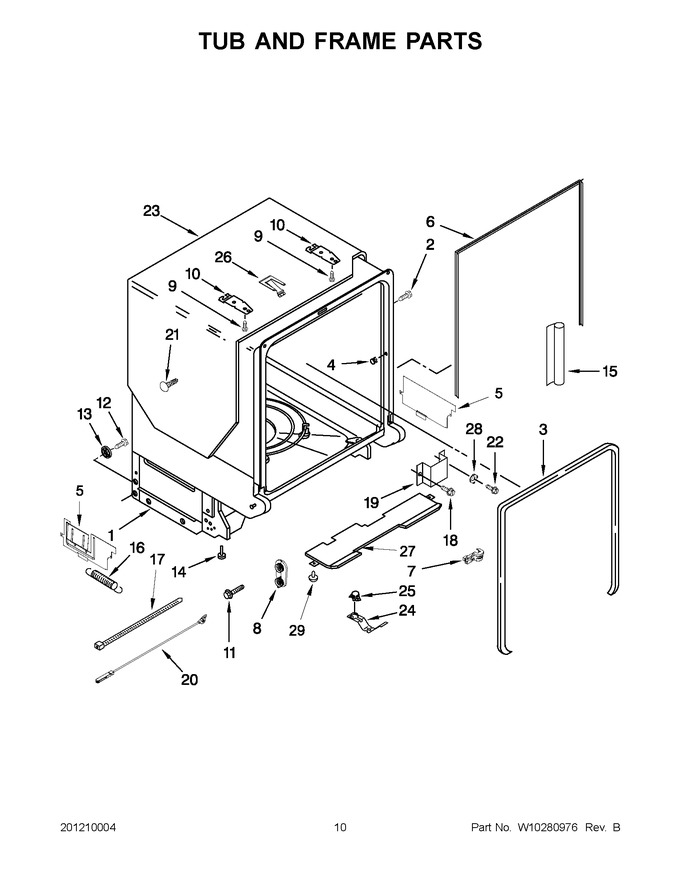 Diagram for JDB3650AWR0