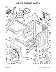 Diagram for 02 - Dryer Cabinet Parts