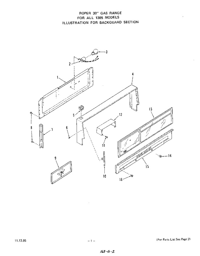 Diagram for 1305W3A