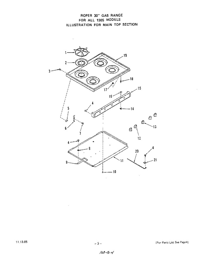 Diagram for 1305W3A