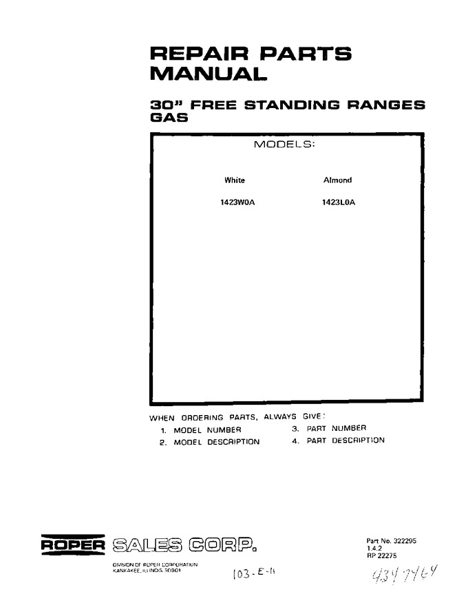 Diagram for 1423^0A