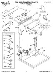 Diagram for 01 - Top And Console Parts