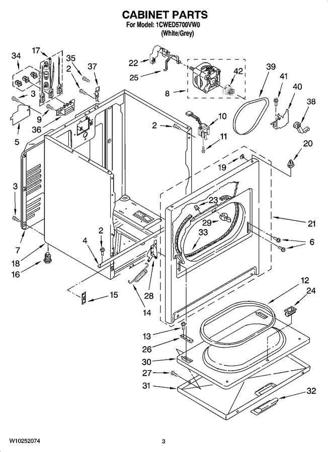 Diagram for 1CWED5700VW0