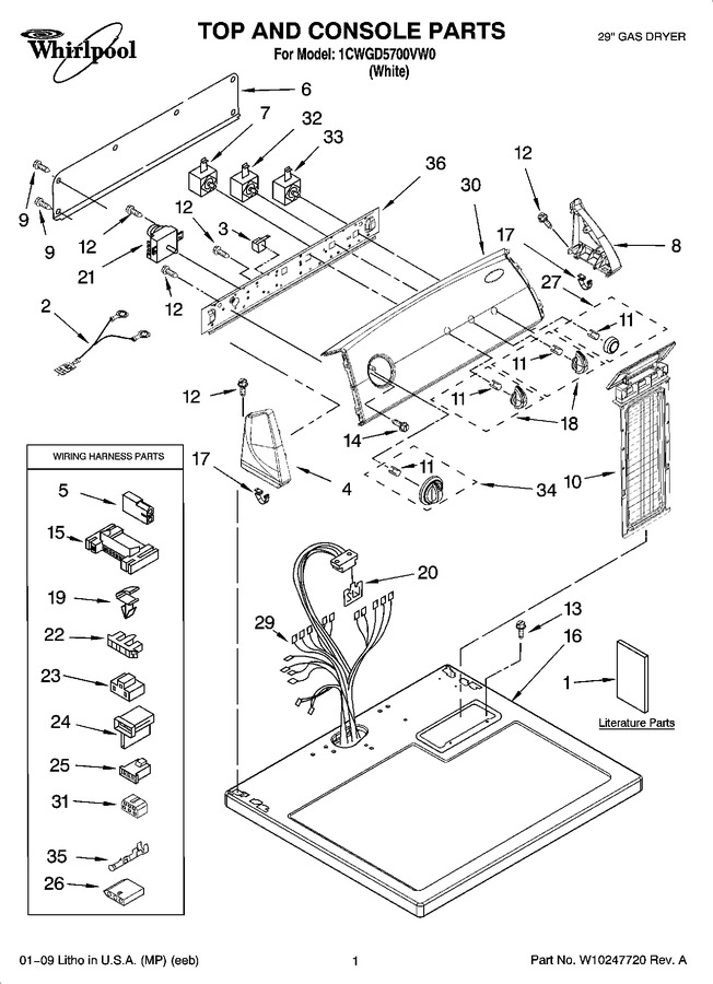 Diagram for 1CWGD5700VW0