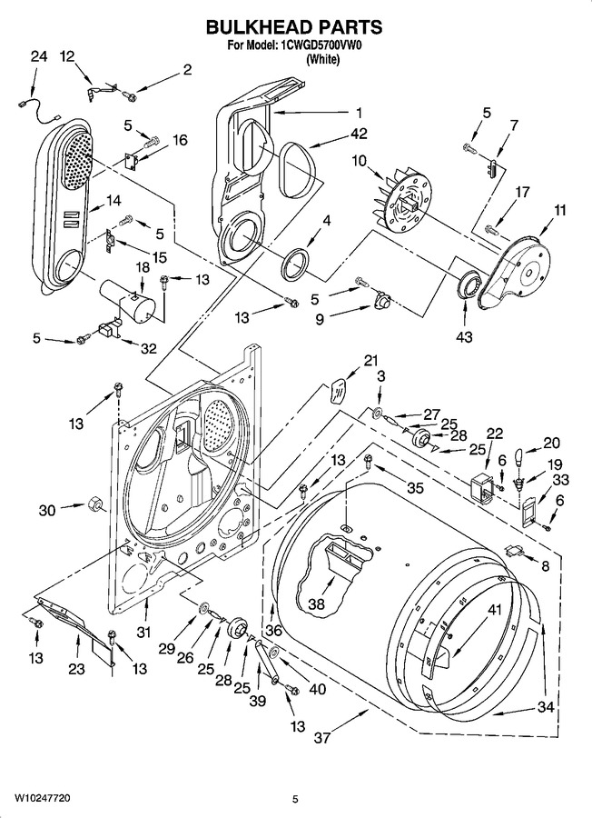 Diagram for 1CWGD5700VW0