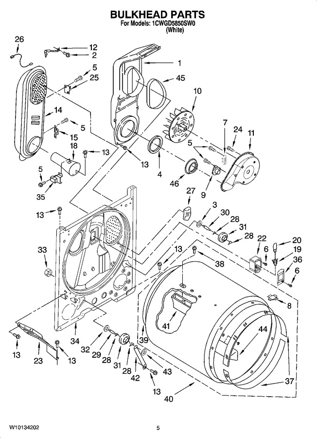 Diagram for 1CWGD5850SW0