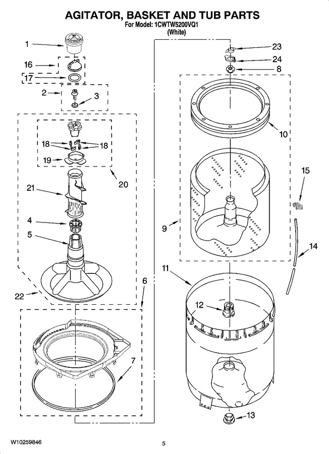 Diagram for 1CWTW5200VQ1