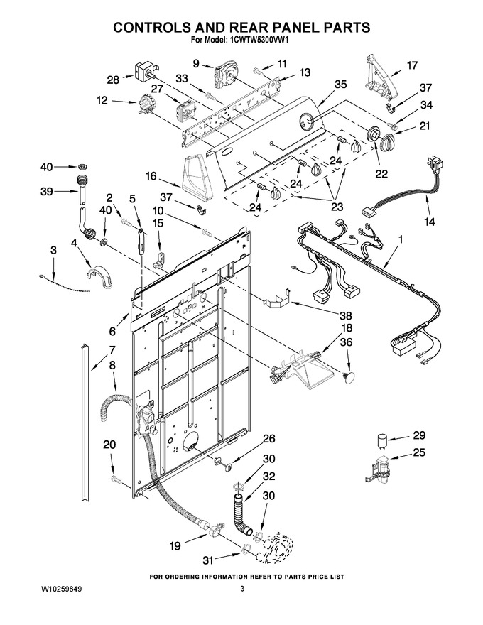 Diagram for 1CWTW5300VW1