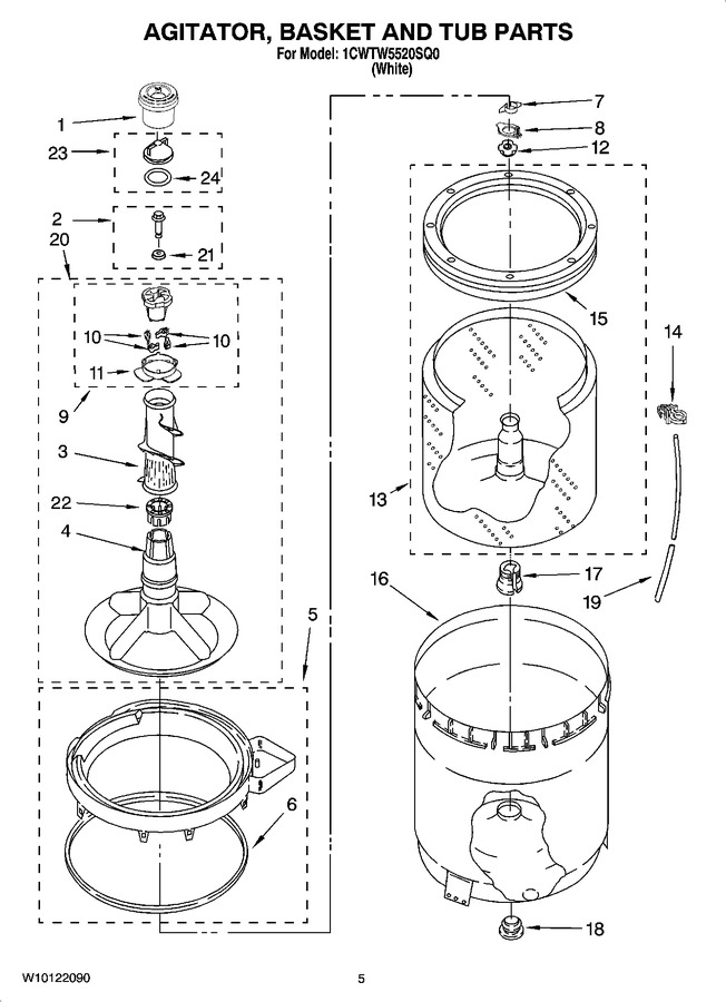 Diagram for 1CWTW5520SQ0