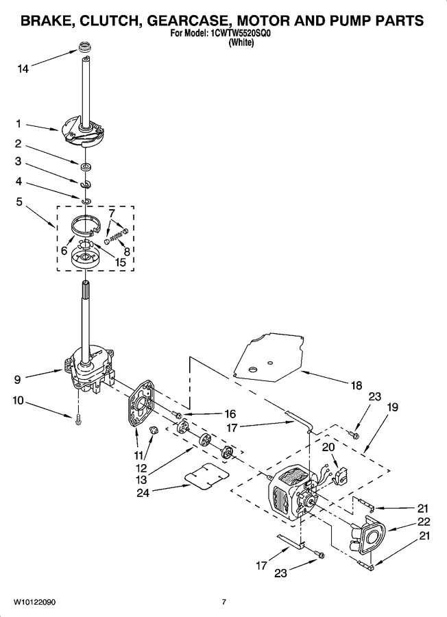 Diagram for 1CWTW5520SQ0