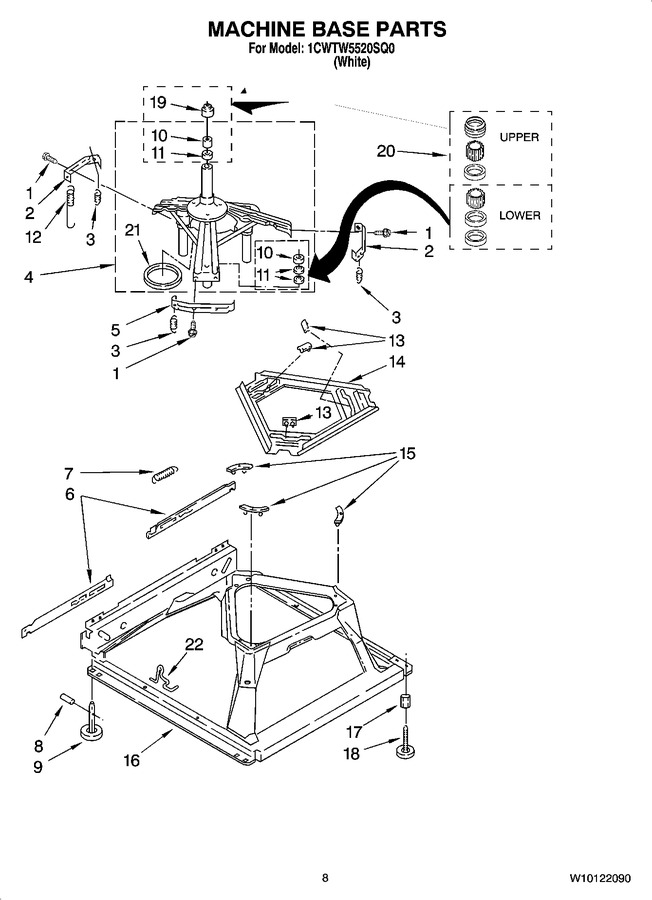 Diagram for 1CWTW5520SQ0