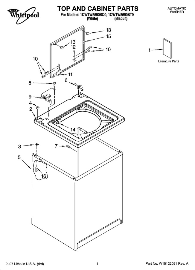 Diagram for 1CWTW5590SQ0