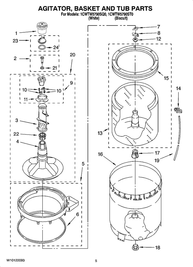 Diagram for 1CWTW5790SQ0