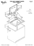 Diagram for 01 - Top And Cabinet Parts
