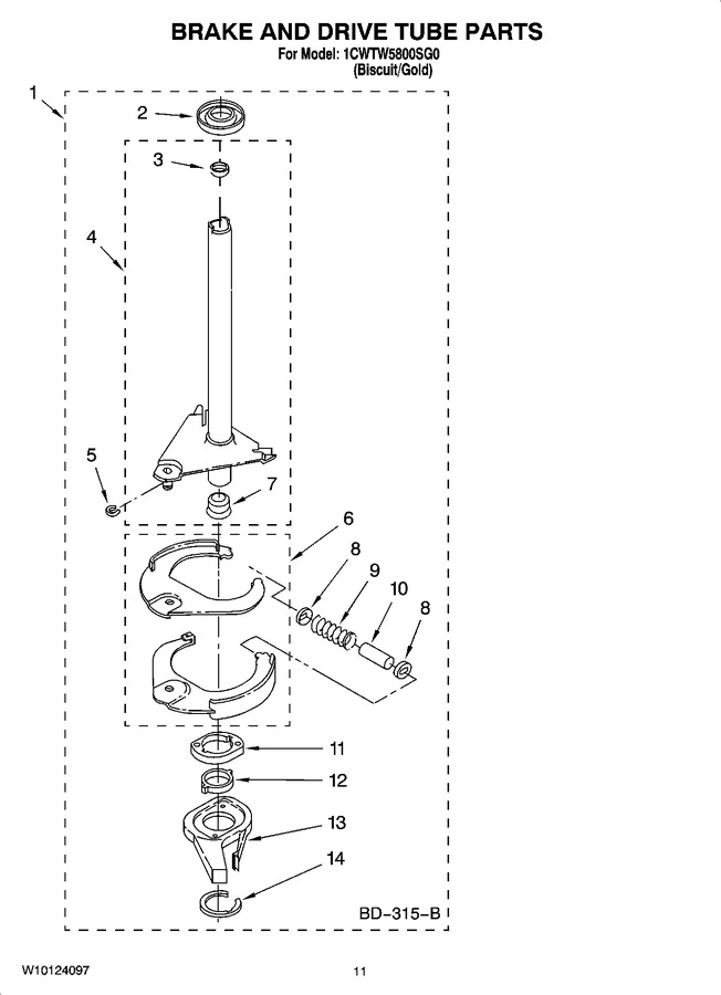 Diagram for 1CWTW5800SG0