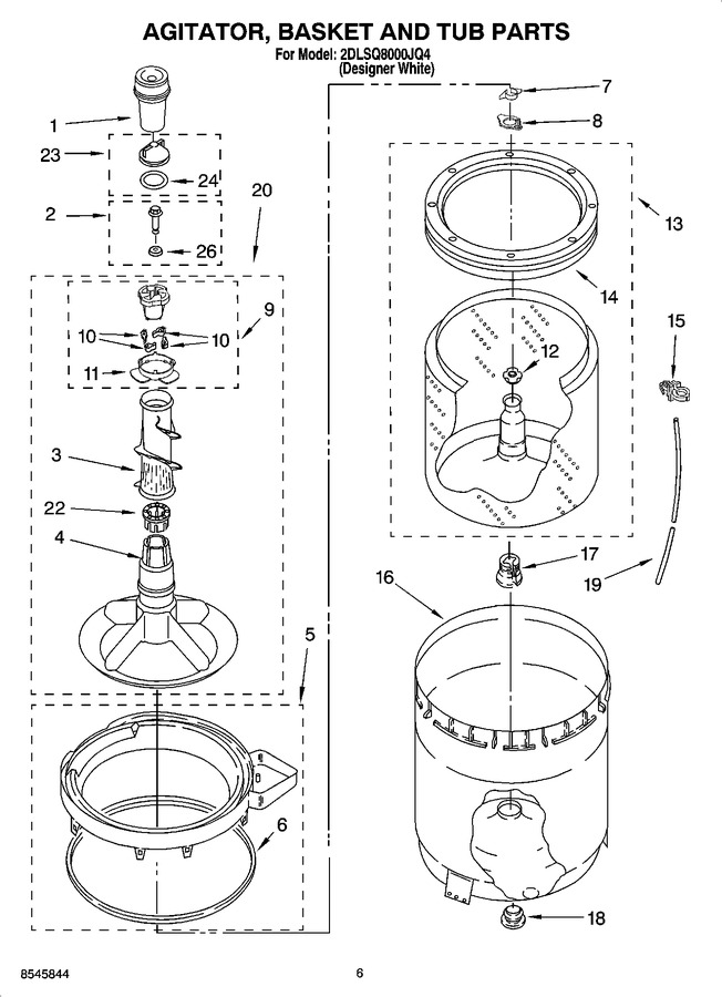 Diagram for 2DLSQ8000JQ4