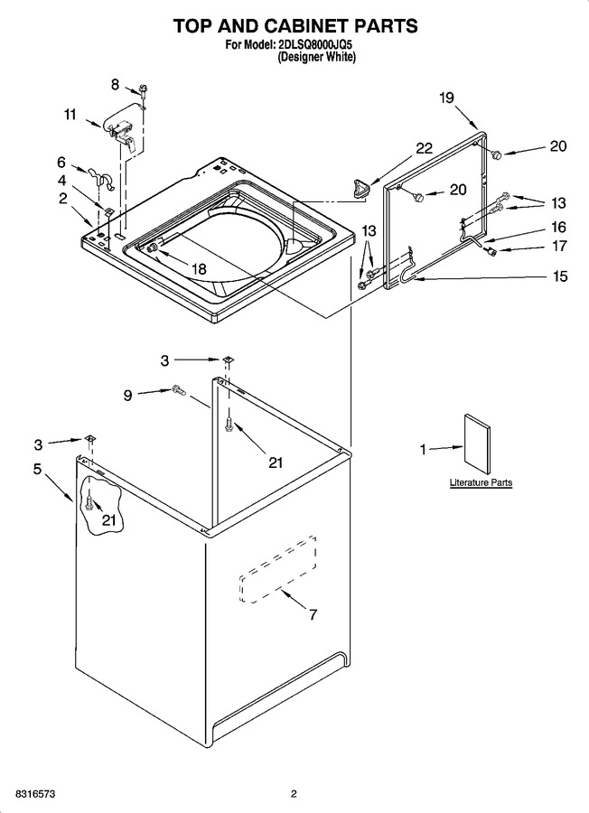 Diagram for 2DLSQ8000JQ5