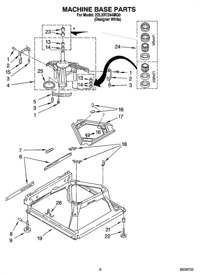 Diagram for 2DLXR7244MQ0
