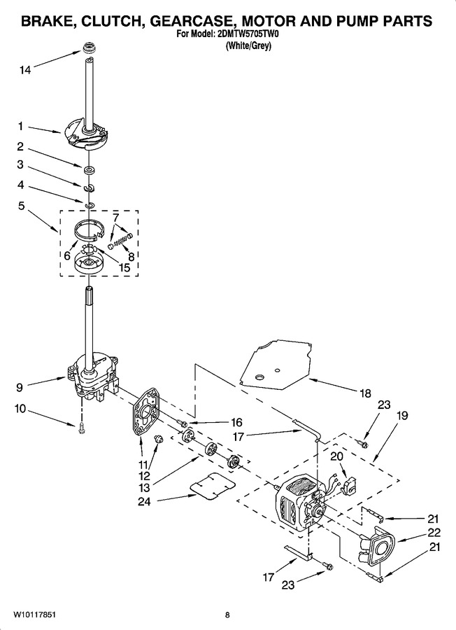 Diagram for 2DMTW5705TW0