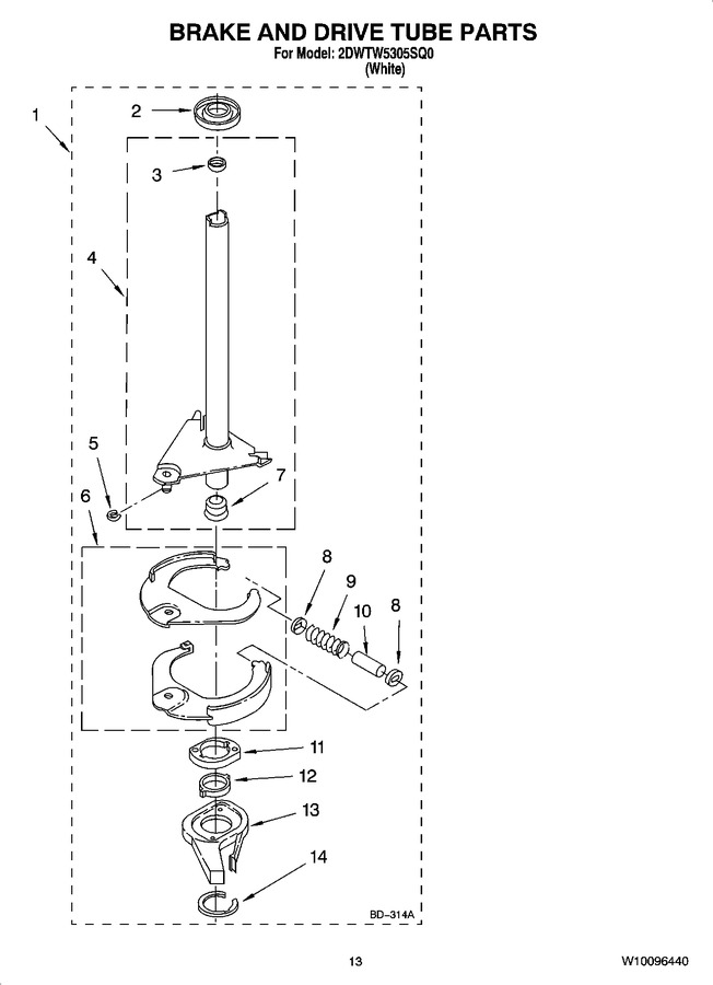 Diagram for 2DWTW5305SQ0